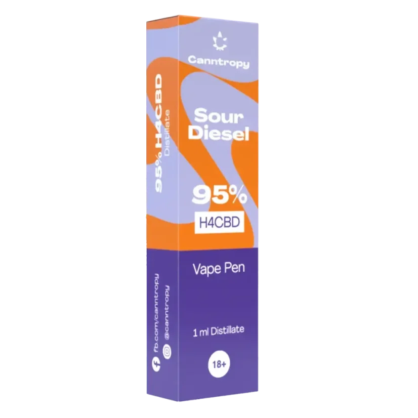 Canntropy H4CBD Vape-Stift Saurer Diesel 95 %, 1 ml