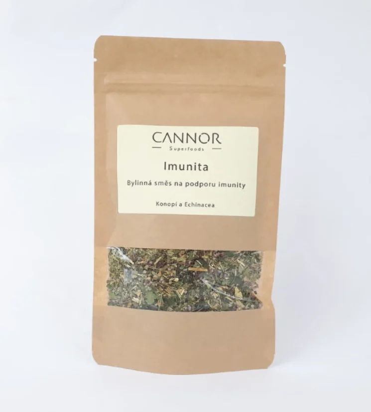 Cannor Kräutermischung zur Unterstützung der Immunität – Hanf und Echinacea, 50 g