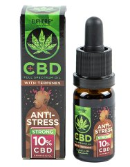 Euphoria CBD 10 % olja med terpener, 10 ml, 1000 mg - Anti-stress