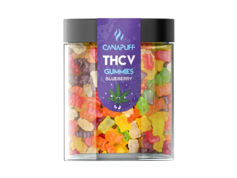 CanaPuff THCV Gummies Blaubeere, 10 - 50 Stück