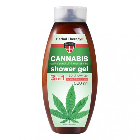 Gel de duș Palacio Cannabis Rosmarinus 500 ml
