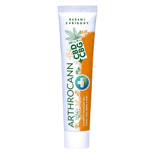 Annabis Arthrocann kanapių gelis su CBD ir CBG, 75 ml