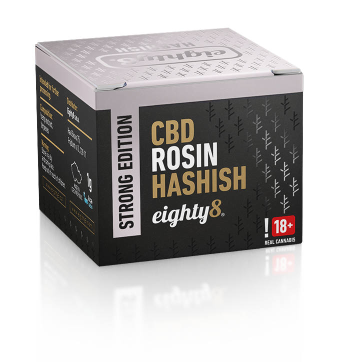Eighty8 Harts Hash 25 % CBD, 1 g