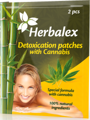 Herbalex detoxikaci náplasti s konopím 2pcs