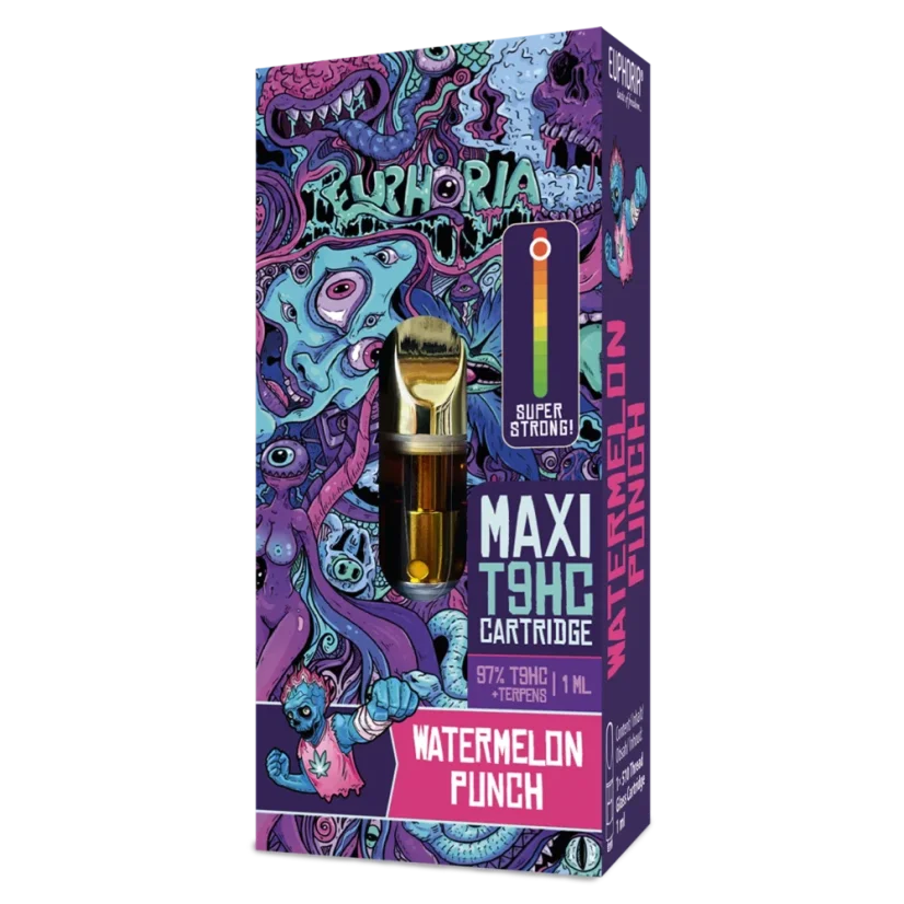 Euphoria T9HC Cartouche Watermelon Punch, 1 ml