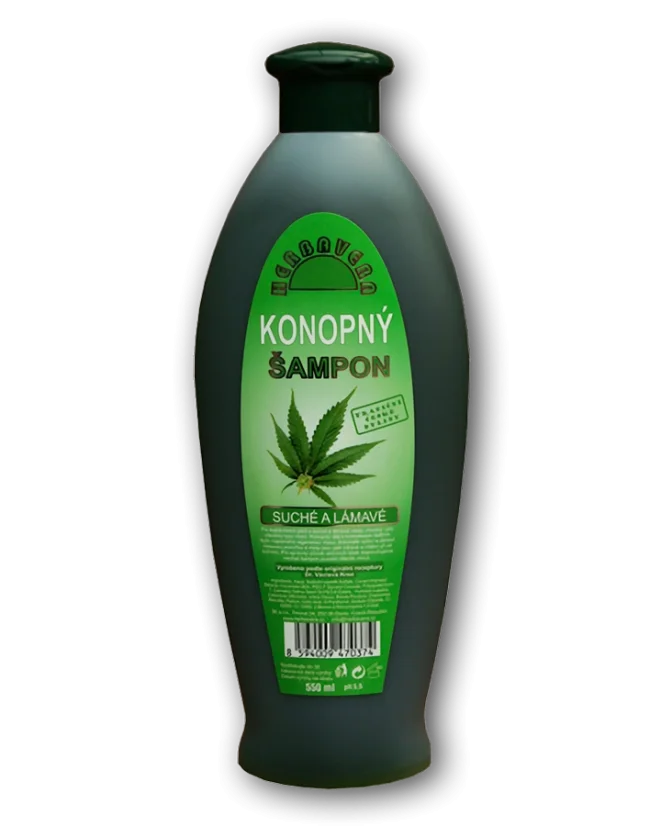 Herbavera Hamppushampoo kuiville hauraille hiuksille, 550 ml