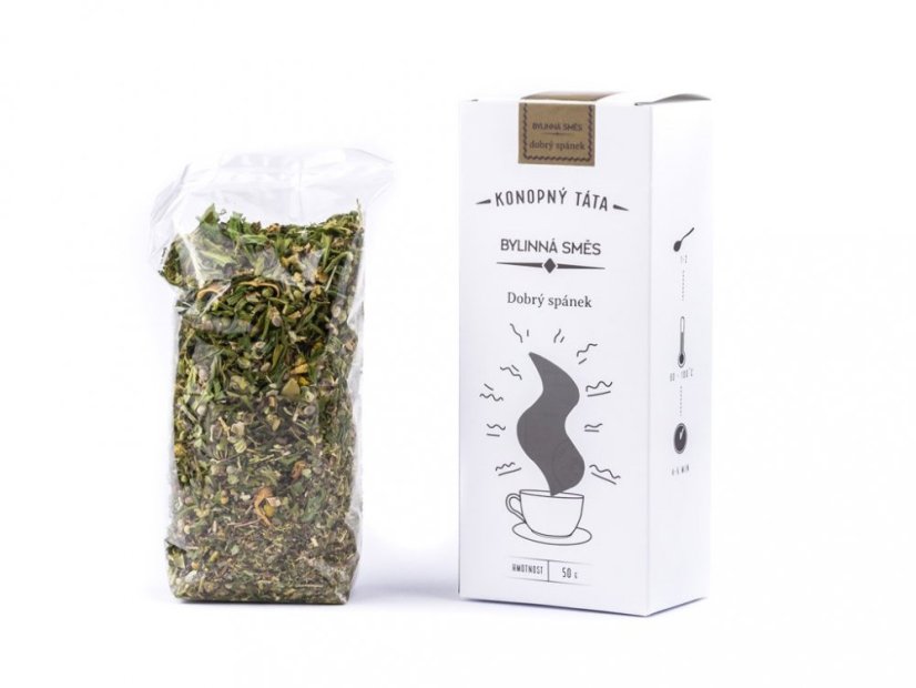 Konopný Táta - Hanf Kräutermischung "Guten Schlaf", 50 g