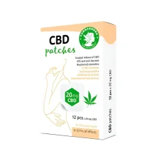 Cannadorra CBD tapaszok, 240 mg CBD, THC-mentes, 12 db