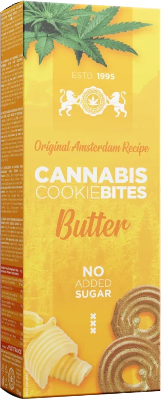 Bouchées de biscuits au beurre de cannabis