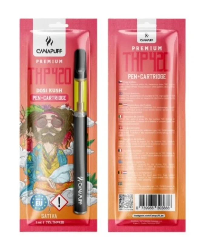 CanaPuff THP420 Pen + Kartusche Dosi Kush, THP420 79 %, 1 ml