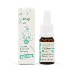 Enecta CBDay Plus Intense Full Spectrum CBD öljy 15%, 1500 mg, 10 ml