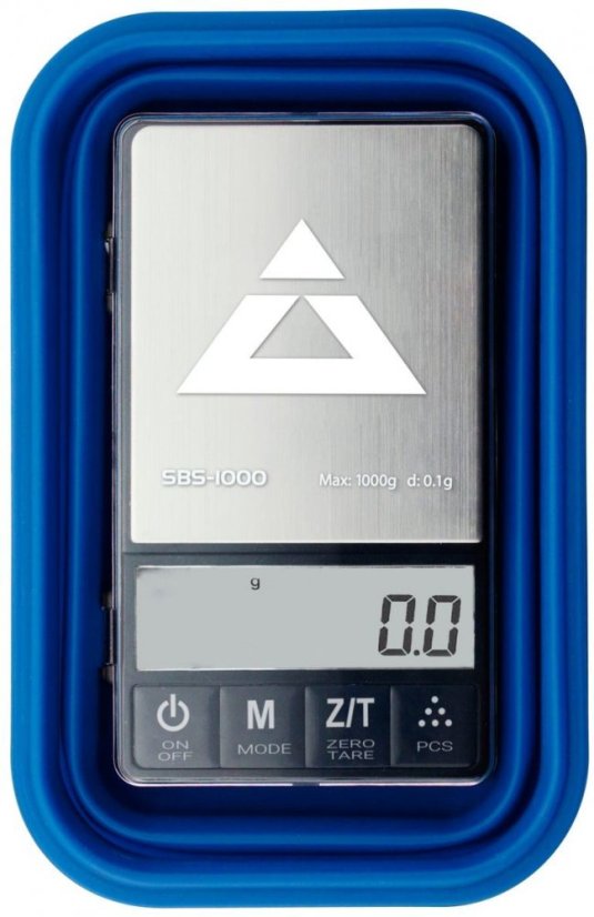 On Balance SBS-1000 bol original din silicon cu cântar - albastru 1000 g x 0,1 g
