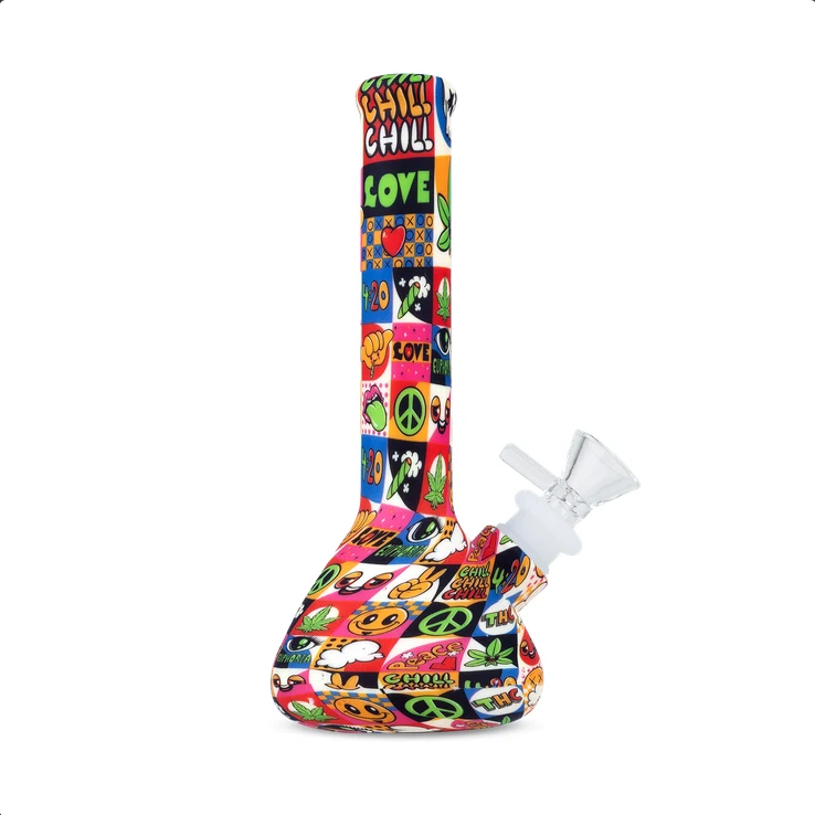 Euphoria Silicon Bong, Design Groovy