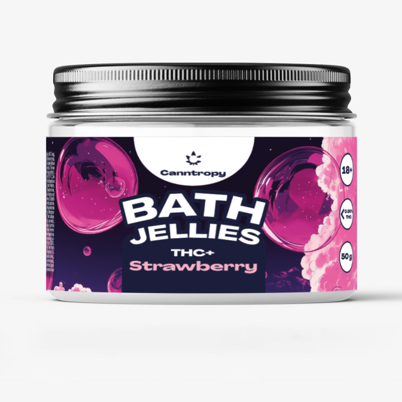 Canntropy THC+ Gummies Jagoda, 10 kom x 5 mg, 50 g