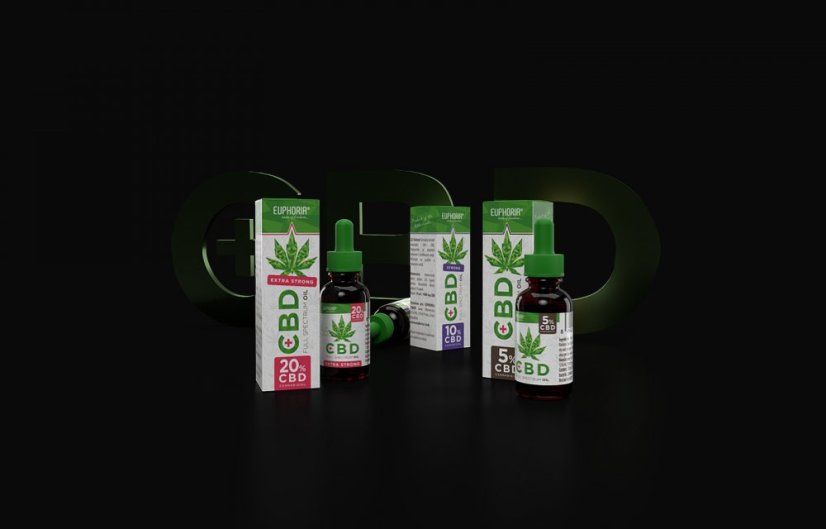 Euphoria Huile de CBD 20%, 10 ml, 2000 mg