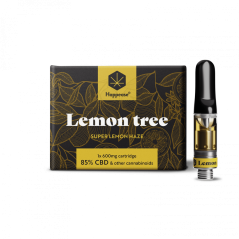 Happease Cartuș CBD Lemon Tree 600 mg, 85 % CBD, 0,5 ml