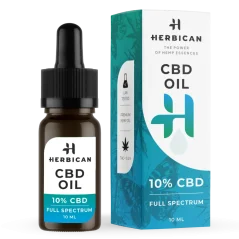 Herbican Huile CBD à spectre complet, 10 %, 10 ml