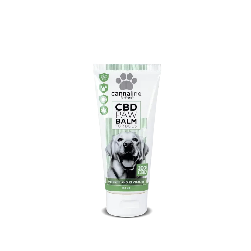 Cannaline Bálsamo para patas con CBD para perros, CBD 200 mg, 100 ml