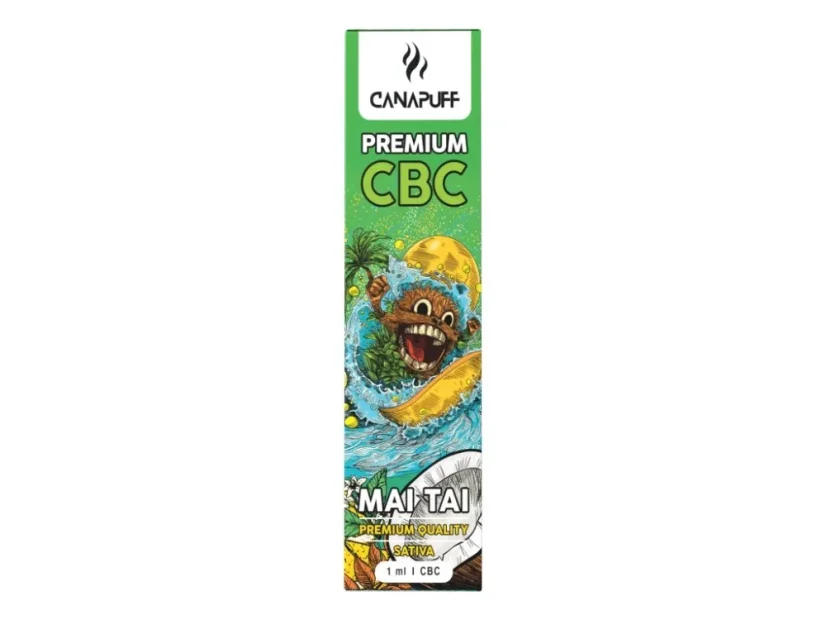 CanaPuff CBC Disposable Vape Pen MAI TAI, CBC 79 %, 1 ml CanaPuff CBC Disposable Vape Pen MAI TAI, CBC 79 %, 1 ml