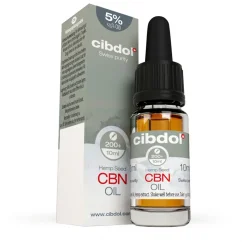 Cibdol Minyak Rami 5% CBN Dan 2,5% CBD, 500:250 mg, 10 ml