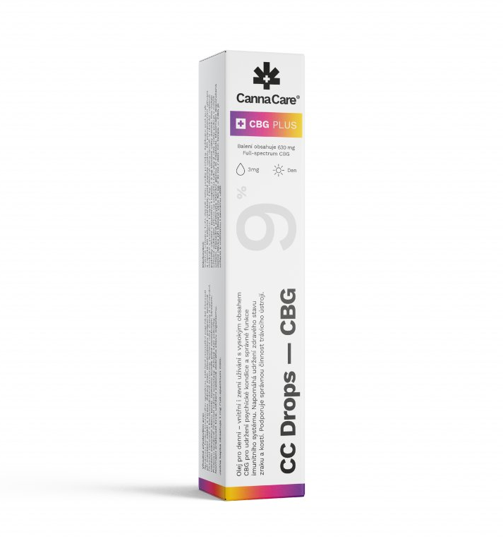 CannaCare CC Drops με CBG 9 %, 630 mg, 7 ml