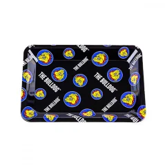 The Bulldog Original Metal Rolling Tray Pattern, small, 18 см x 12,5 см x 1,5 см
