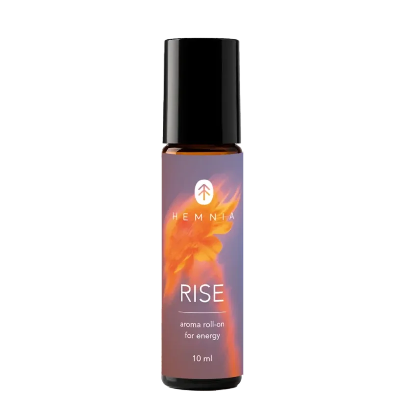 Hemnia RISE: Přírodní aroma roll-on pro energii, 10 ml