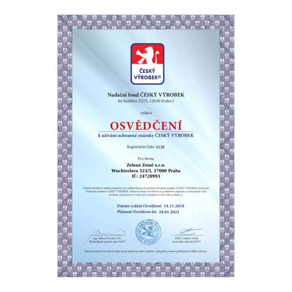 'Zelená Země' (Hanf-Gesundheit) CBD-Öl für Tiere 5 %, 500 mg, (10 ml)