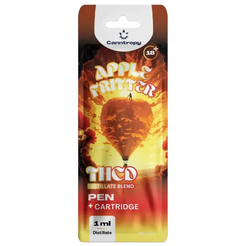 Canntropy THCD Pen + Cartridge Apple Fritter, THCD 10 %, 1 ml
