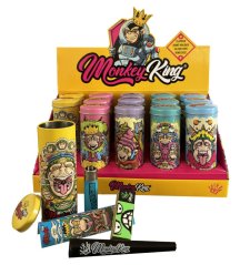 Monkey King Monkey Pack kerek fémdoboz