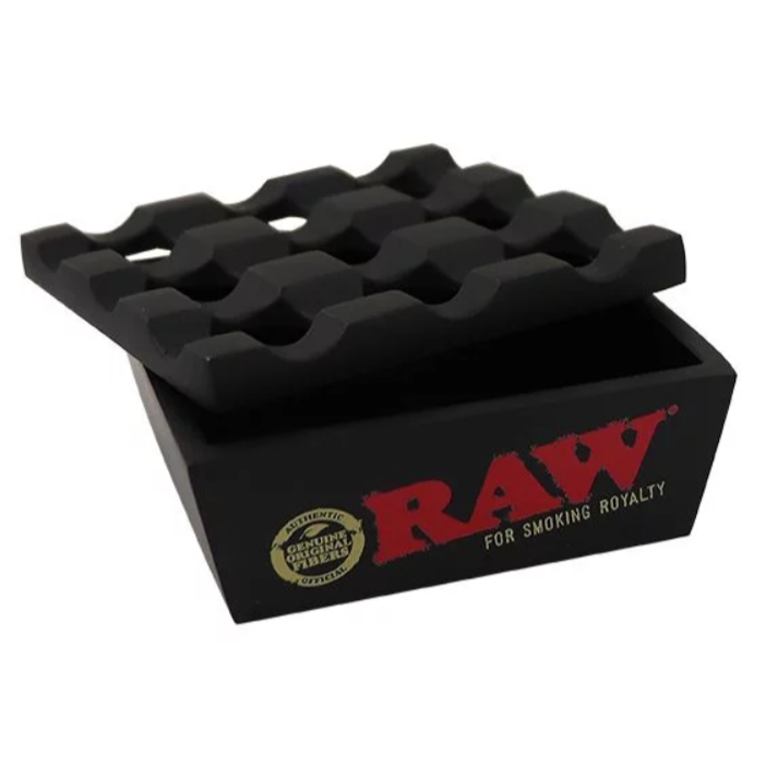RAW - Μεταλλικό τασάκι μαύρο