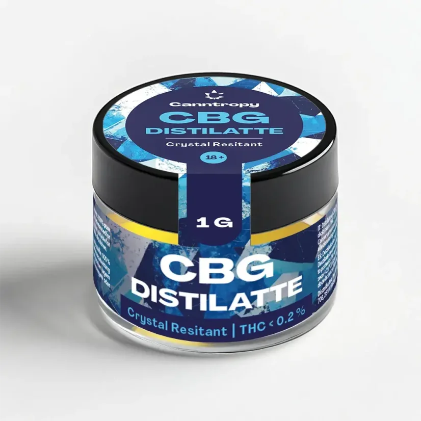 Canntropy Crystal Resitant CBG destilat, 1g