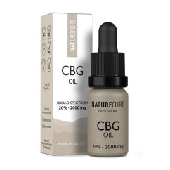 Nature Cure CBG olej - 20% CBG, 2000 mg, 10 ml