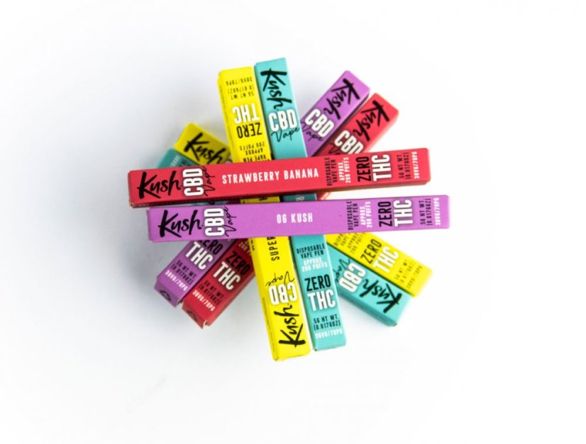 Kush CBD Vape Pen - ZKITTLES, 200 mg CBD, 0,5 g