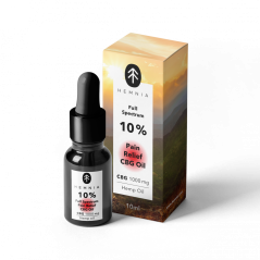 Hemnia  Olej CBG o pełnym spektrum Pain Relief - 10% CBG, 5% CBD, 1000 mg, 1