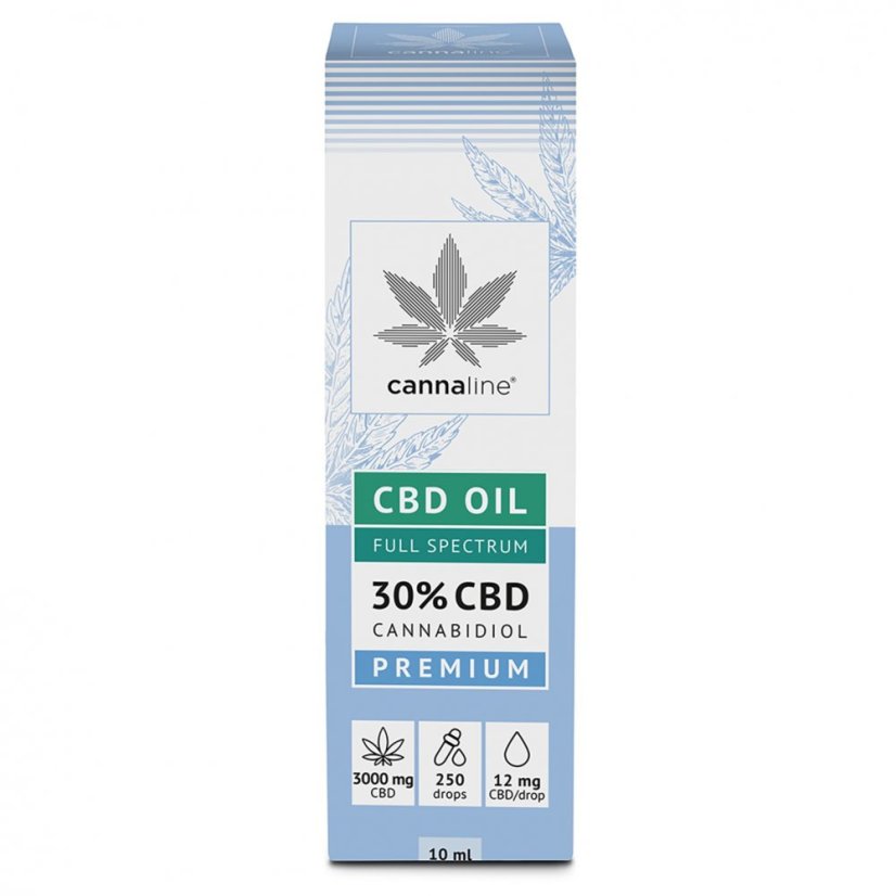 CANNALINE CBD konopí Olej 30%, 3000 mg, 10 ml