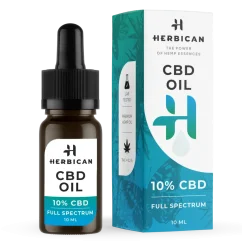 Herbican Olio CBD a spettro completo, 10%, 10 ml