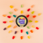 JustCBD Gummies obuolių žiedai 250 mg – 3000 mg CBD