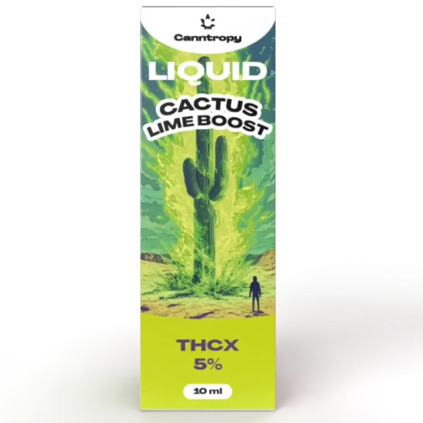 Canntropy THCX Liquid Cactus Lime Boost, THCX 5%, 10 ml