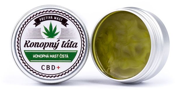 Konopný Táta Voyager Pommade de chanvre pur, 17 mg CBD, 15 ml