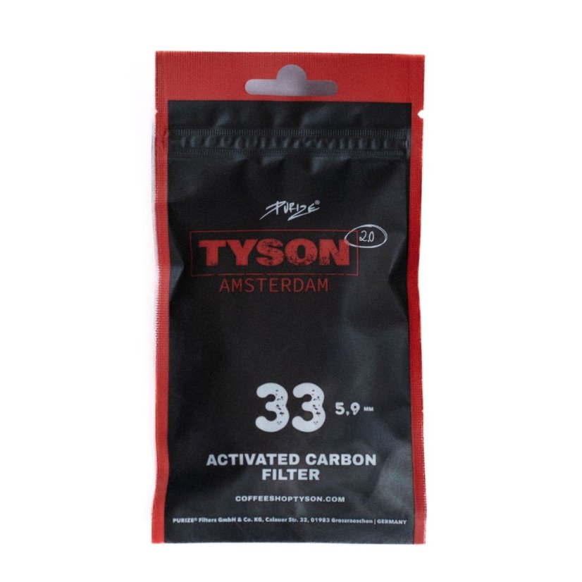 Tyson 2.0 Filtre de carbon PURIZE Xtra 33