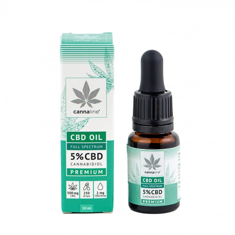CANNALINE CBD-Hanföl 5%, 500 mg, (10 ml)