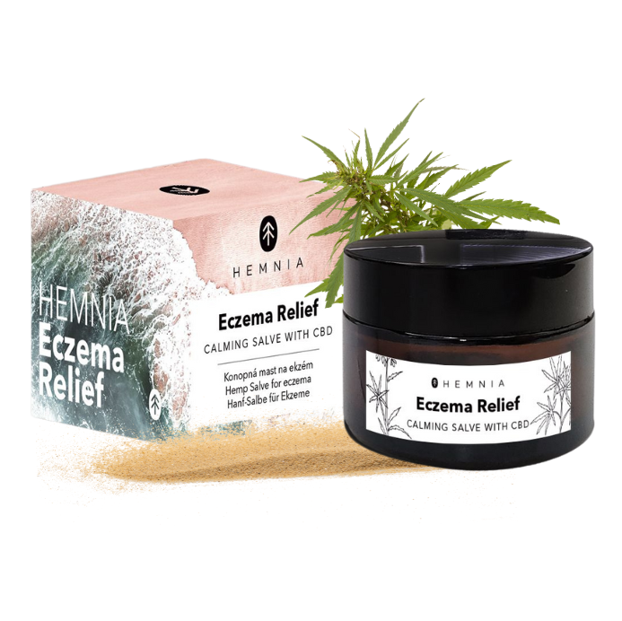 Hemnia Eczema Relief - Univerzální konopná mast na ekzém, 250 mg CBD, 50 ml