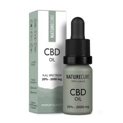 Nature Cure Óleo CBD de espetro total, 20 %, 2000 mg, 10 ml