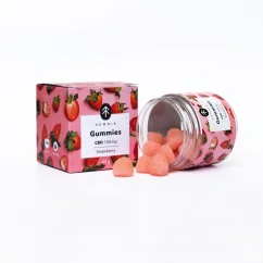 Hemnia CBD Gummies бонбони, ягода, 500 mg CBD, 100 бр. x 5 mg