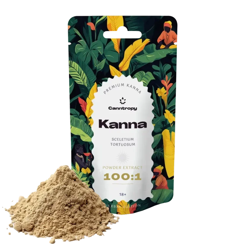 Canntropy Kanna (Sceletium Tortuosum) Extrait de poudre 100x, 5g - 100g