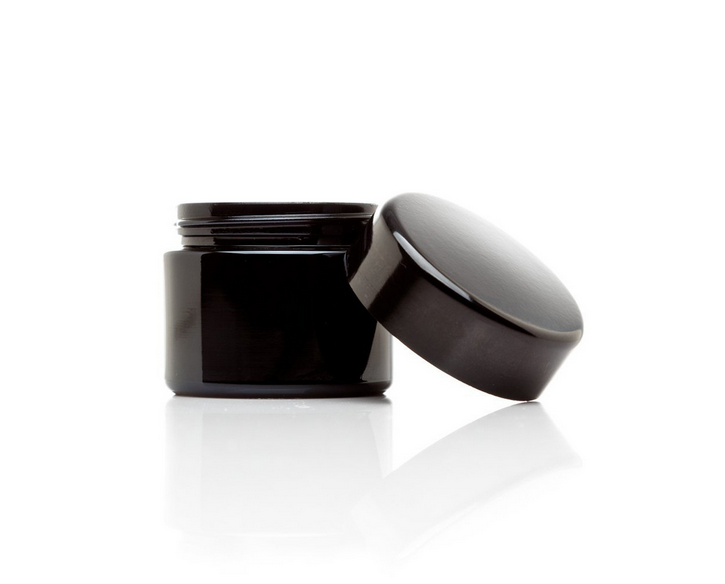 Miron 紫ガラス製密閉化粧品容器 100ml