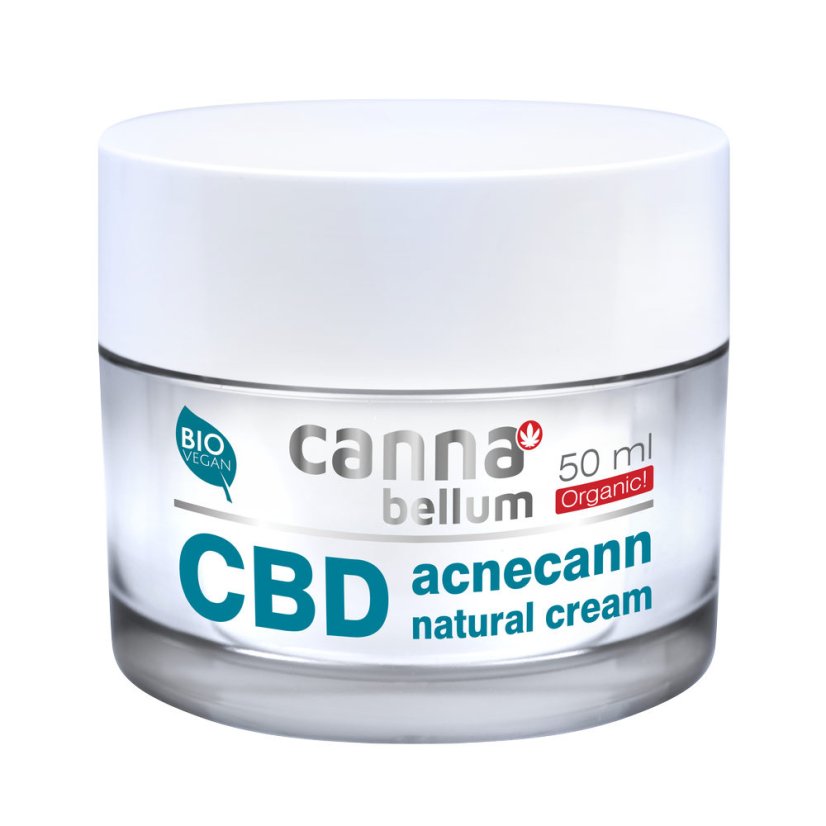 Cannabellum CBD acnecann přírodní krém, 50 ml
