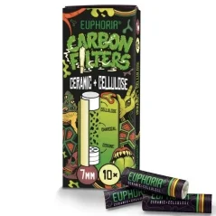 Euphoria Celuloză + Filtru Ceramic Carbon 10 buc