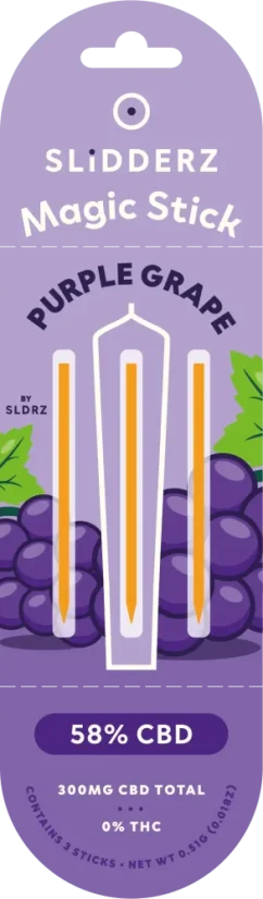 Slidderz Joint Core Purple Grape, 3 pcs x 100 mg de CBD